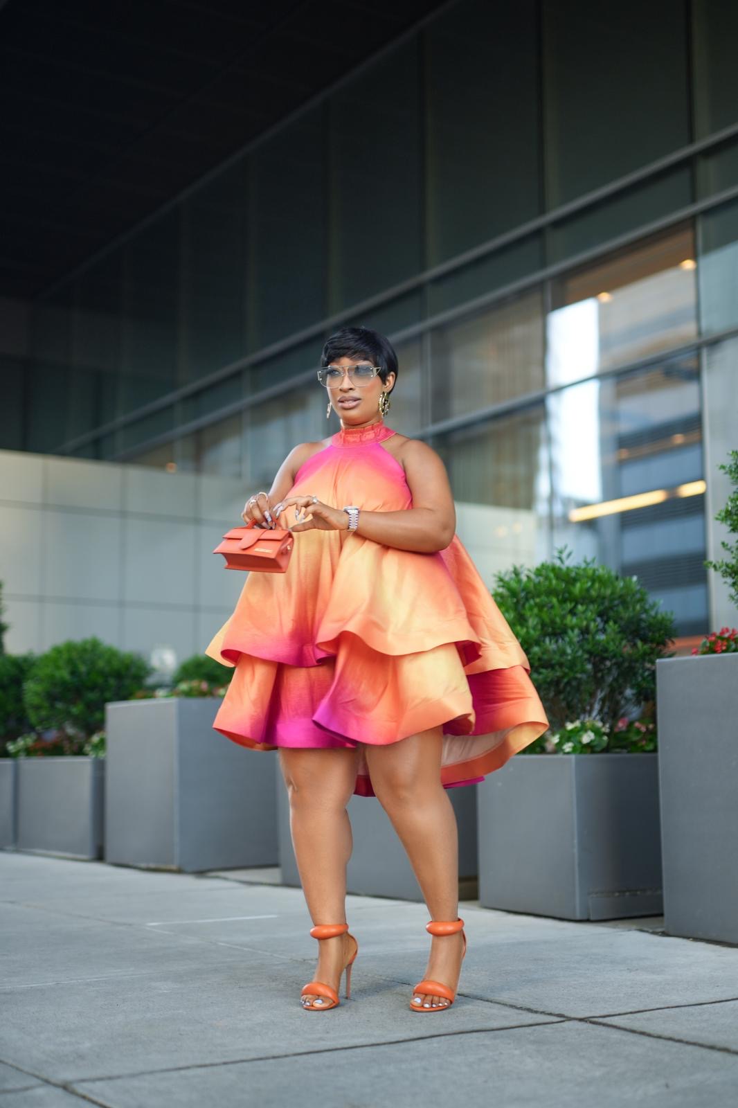 Bella Sunset Dress SnazzyCLOZET Bella Sunset Dress SnazzyCLOZET