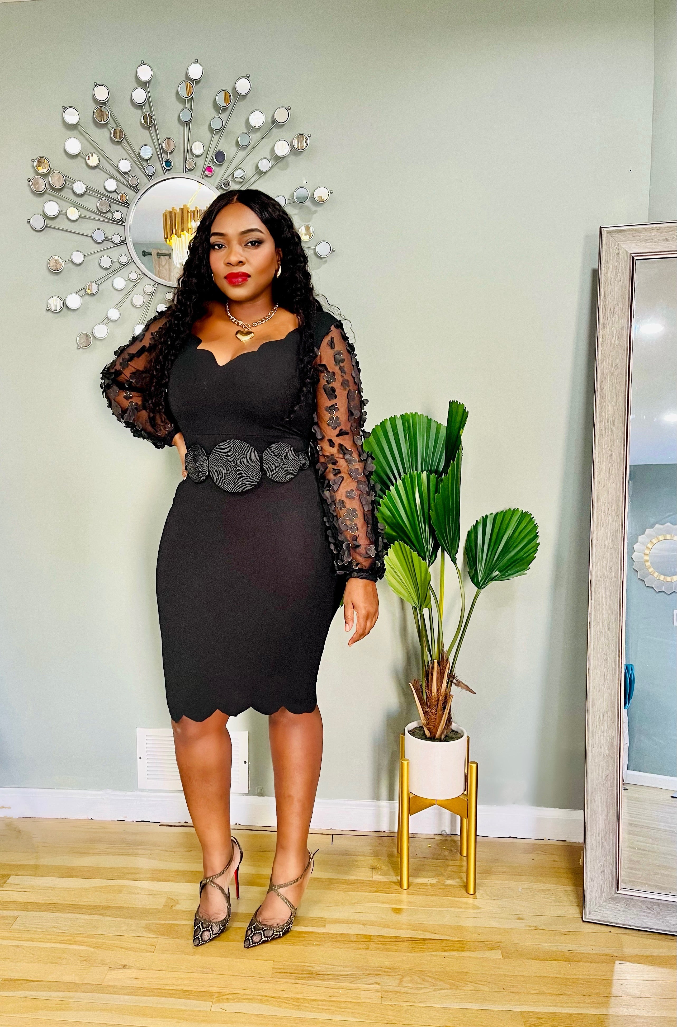 Fancy Lady Midi Dress SnazzyCLOZET Fancy Lady Midi Dress SnazzyCLOZET