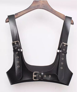 Leather Harness Belt